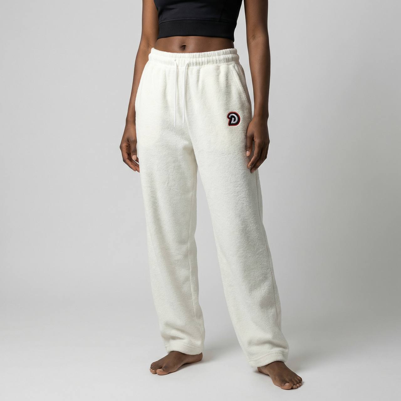 OFF WHITE BAGGY UNISEX JOGGERS